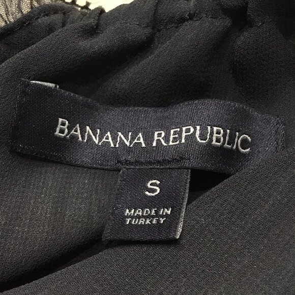 Banana Republic Ruffle Cutaway Mini Dress Smocked Waist - Picture 3 of 5